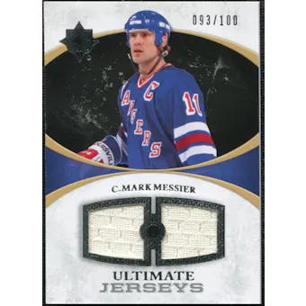 2010/11 Upper Deck Ultimate Collection Ultimate Jerseys #UJME Mark Messier /100