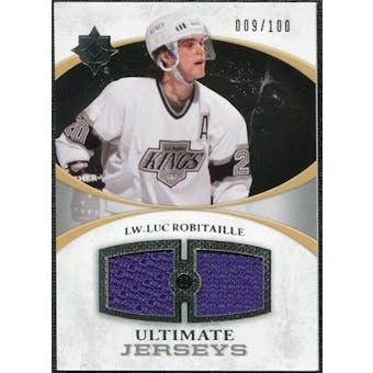 2010/11 Upper Deck Ultimate Collection Ultimate Jerseys #UJLR Luc Robitaille /100