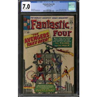Fantastic Four #26 CGC 7.0 (OW-W) *1289014004*