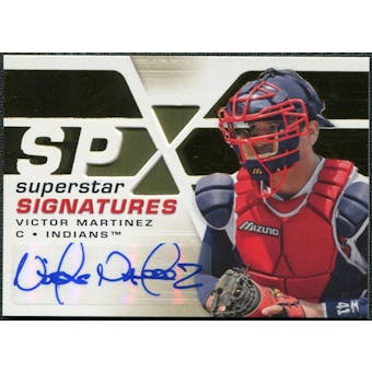 2008 Upper Deck SPx Superstar Signatures #VM Victor Martinez Autograph