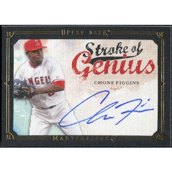 2008 Upper Deck UD Masterpieces Stroke of Genius Signatures #CF Chone Figgins Autograph