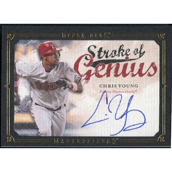 2008 Upper Deck UD Masterpieces Stroke of Genius Signatures #CY Chris B. Young Autograph
