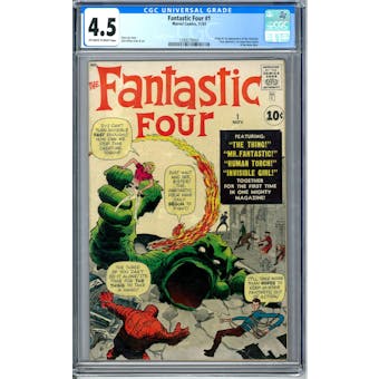 Fantastic Four #1 CGC 4.5 (OW-W) *1289278003*