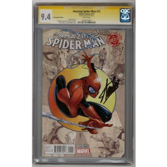 Amazing Spider-Man #15 Decomixado Edition CGC 9.4 Stan Lee Signature Series (W) *1289454024*