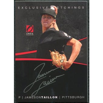 2012 Onyx Exclusive Etchings #EE3 Jameson Taillon Autograph
