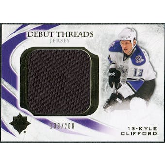 2010/11 Upper Deck Ultimate Collection Debut Threads #DTKC Kyle Clifford /200