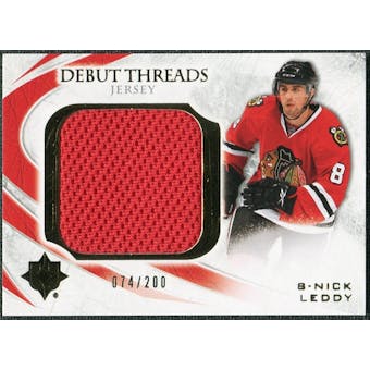 2010/11 Upper Deck Ultimate Collection Debut Threads #DTNL Nick Leddy /200