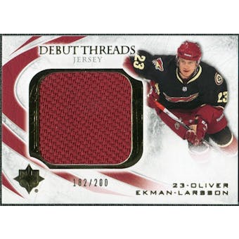 2010/11 Upper Deck Ultimate Collection Debut Threads #DTOE Oliver Ekman-Larsson /200