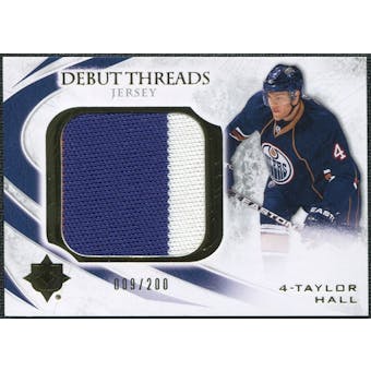 2010/11 Upper Deck Ultimate Collection Debut Threads #DTTH Taylor Hall /200