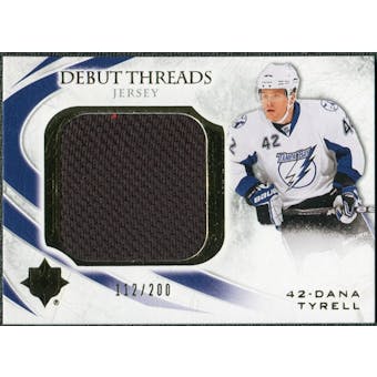 2010/11 Upper Deck Ultimate Collection Debut Threads #DTTY Dana Tyrell /200