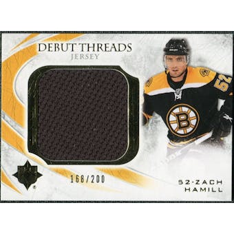 2010/11 Upper Deck Ultimate Collection Debut Threads #DTZH Zach Hamill /200
