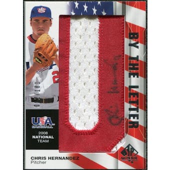 2008 Upper Deck SP Authentic USA National Team By the Letter Autographs #CH Chris Hernandez /180