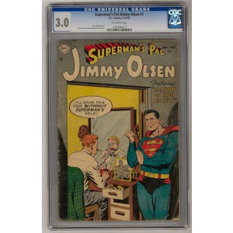 Superman's Pal Jimmy Olsen #1 CGC 3.0 (OW) *1291586017*