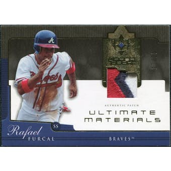 2005 Upper Deck Ultimate Collection Materials Patch #RF Rafael Furcal /25