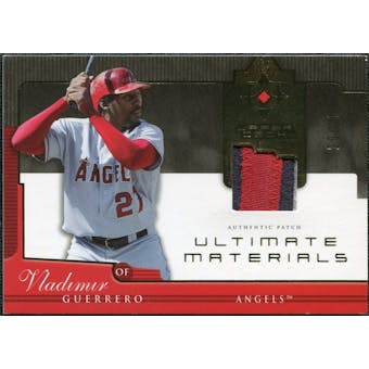 2005 Upper Deck Ultimate Collection Materials Patch #VG Vladimir Guerrero /25