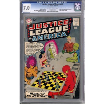 Justice League of America #1 CGC 7.0 (OW-W) *1292804001*