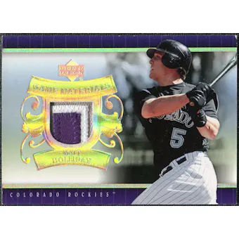 2007 Upper Deck UD Game Patch #MH Matt Holliday