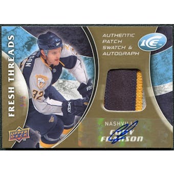 2009/10 Upper Deck Ice Fresh Threads Patches Autographs #FTCF Cody Franson Autograph /5