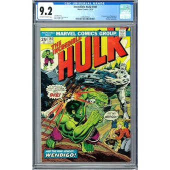 Incredible Hulk #180 CGC 9.2 (OW-W) *1295245002*