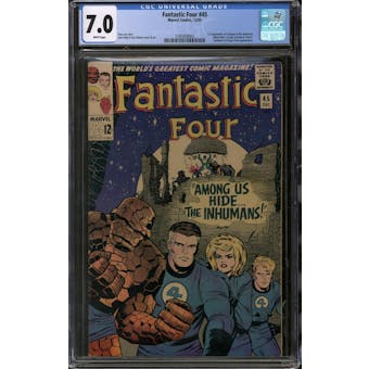 Fantastic Four #45 CGC 7.0 (W) *1295958002*