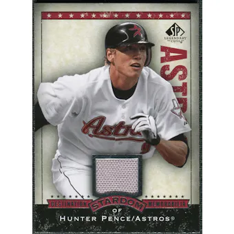 2008 Upper Deck SP Legendary Cuts Destination Stardom Memorabilia #HP Hunter Pence
