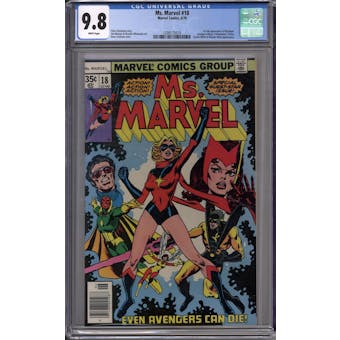 Ms. Marvel #18 CGC 9.8 (W) *1299172019* - (Hit Parade Inventory)