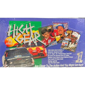 1994 Press Pass Wheels High Gear Series 2 Racing Hobby Box
