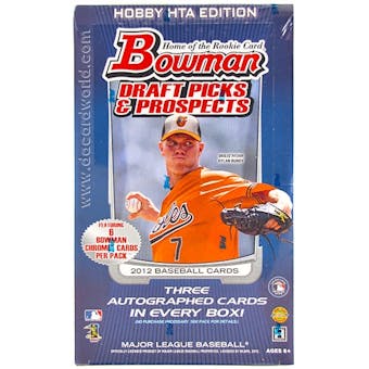 2012 Bowman Draft Picks & Prospects Baseball Jumbo Box