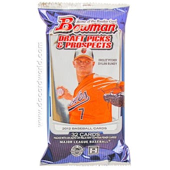 2012 Bowman Draft Picks & Prospects Baseball Jumbo Pack