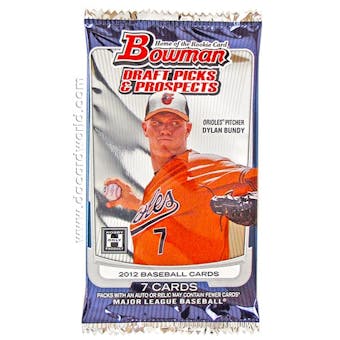 2012 Bowman Draft Picks & Prospects Baseball Hobby Pack