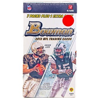 2012 Bowman Football 8-Pack Box