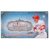2012 Bowman Sterling Baseball Hobby Box