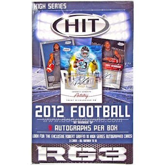 2012 Sage Hit High Series Football Hobby Box