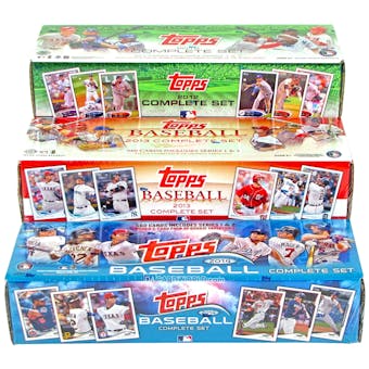 COMBO DEAL - Topps Baseball Factory Sets (2012, 2013, 2014)