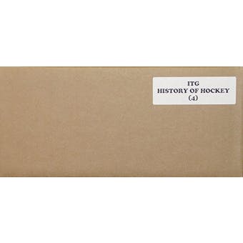2012/13 In The Game History of Hockey Hobby 4-Box Case