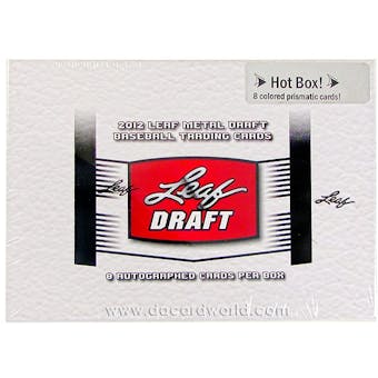 2012 Leaf Metal Draft Baseball Hobby HOT Box