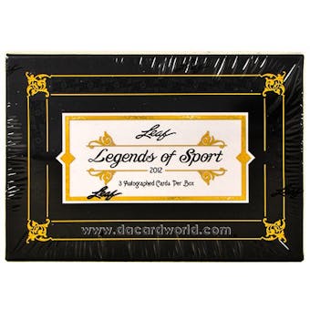 2012 Leaf Legends of Sport Hobby Box