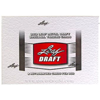 2012 Leaf Metal Draft Baseball Hobby Box
