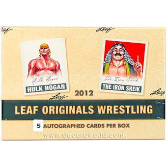 2012 Leaf Originals Wrestling Hobby Box