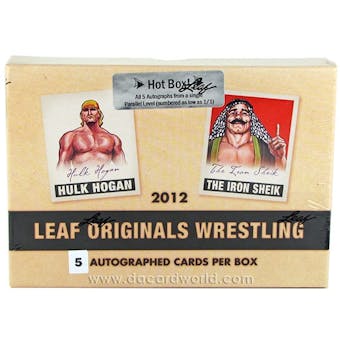 2012 Leaf Originals Wrestling Hobby HOT Box