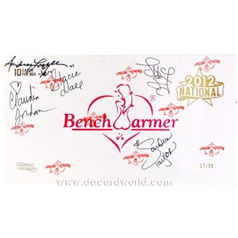 BenchWarmer National Edition Trading Card Box (Autographed) (2012)