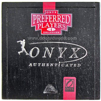 2012 Onyx Preferred Players Collection Baseball Hobby Box