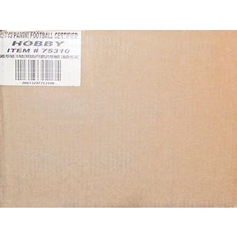 2012 Panini Certified Football Hobby 24-Box Case