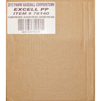 2012 Panini Cooperstown Baseball Retail 20-Box Case