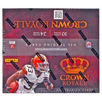 2012 Panini Crown Royale Football Retail 24-Pack Box - Wilson & Luck Rookies!