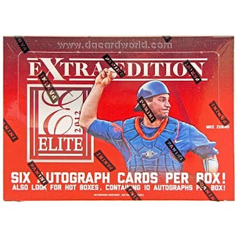 2012 Panini Elite Extra Edition Baseball Hobby Box