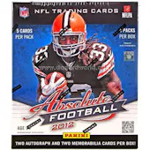 2012 Panini Absolute Memorabilia Football Hobby Box