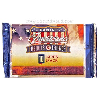 2012 Panini Americana Heroes & Legends Hobby Pack