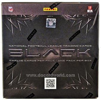 2012 Panini Black Football Hobby Box
