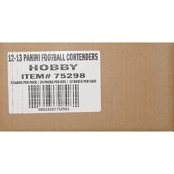 2012 Panini Contenders Football Hobby 12-Box Case
